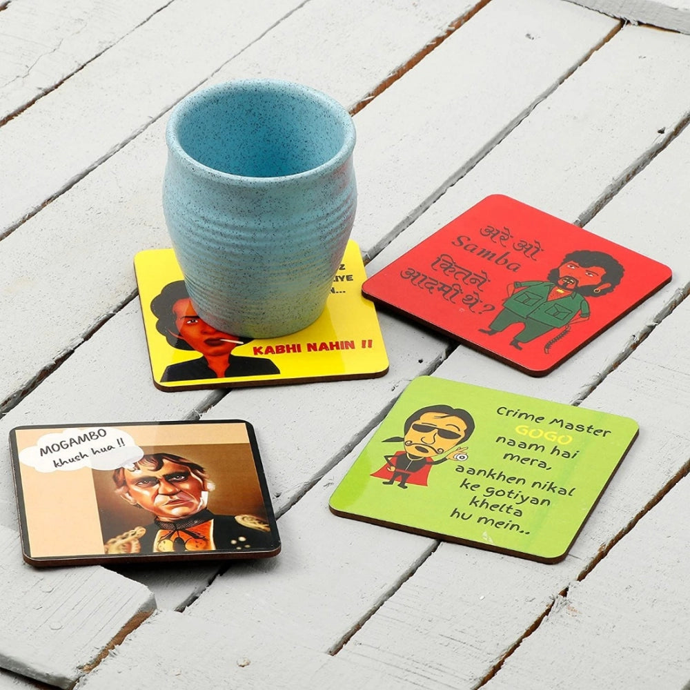 Wooden Coasters for Tea Coffee (Set of 4) - GillKart