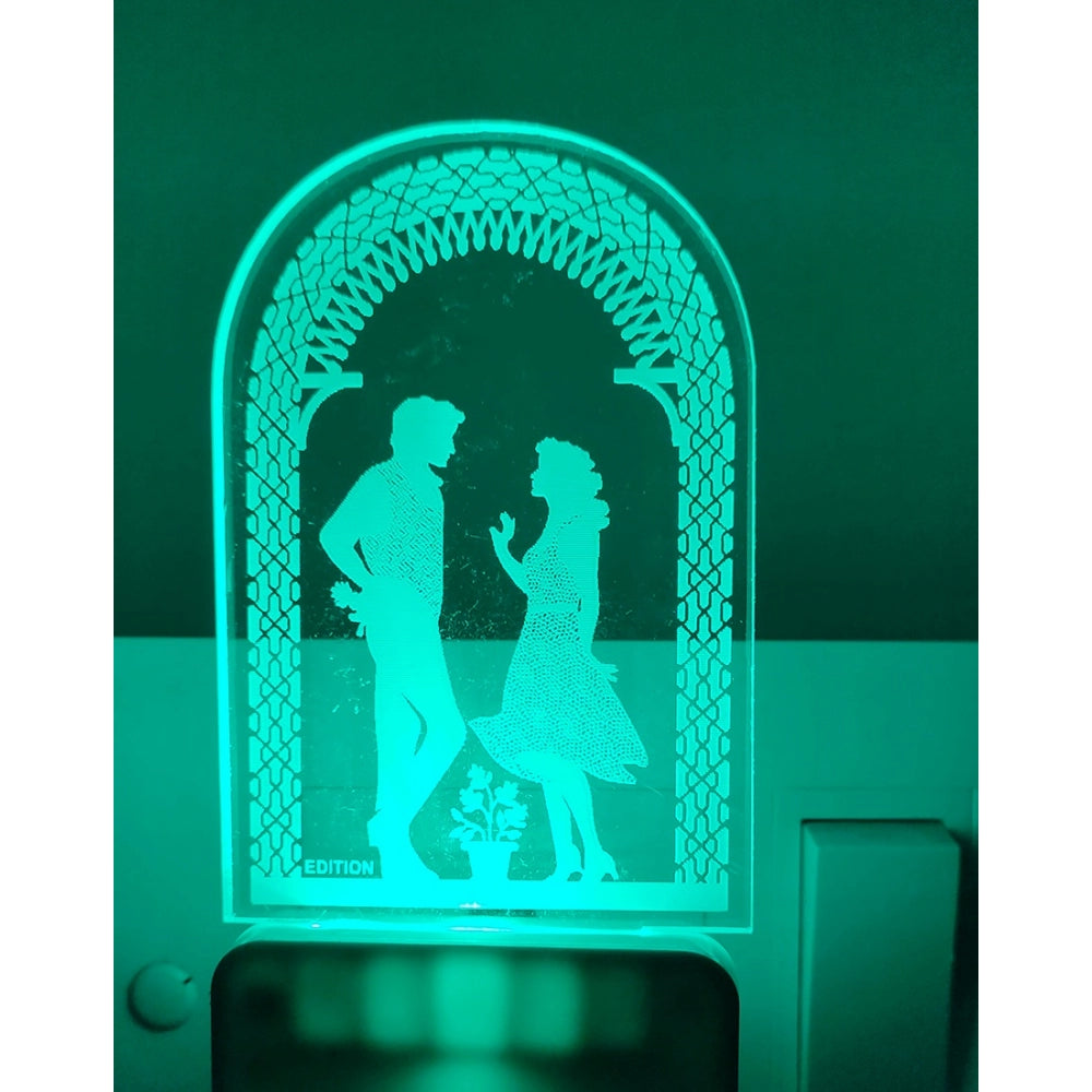 Romantic Love Couple AC Adapter Night Lamp - GillKart