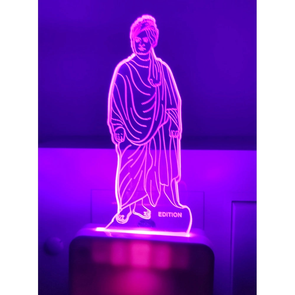 Vivekanandha Statue AC Adapter Night Lamp - GillKart