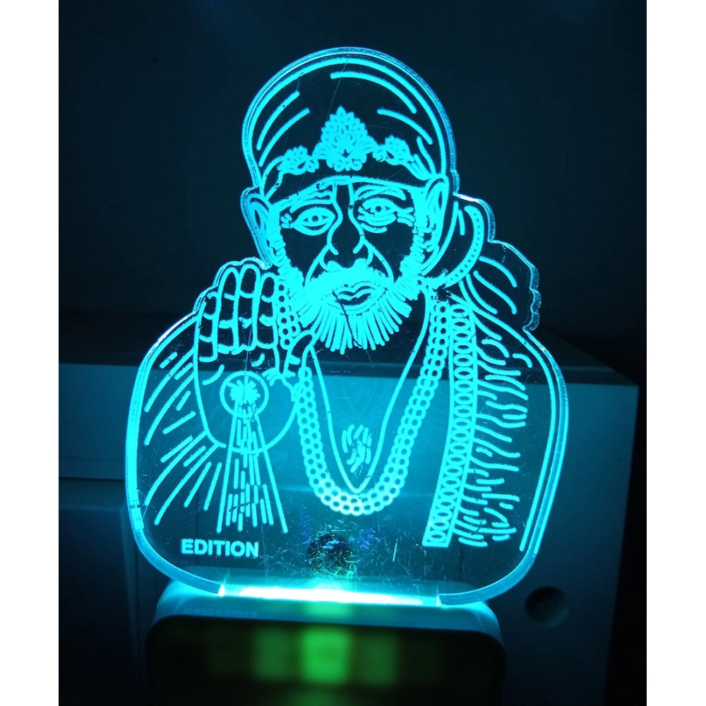 Shridi Sai Baba AC Adapter Night Lamp - GillKart