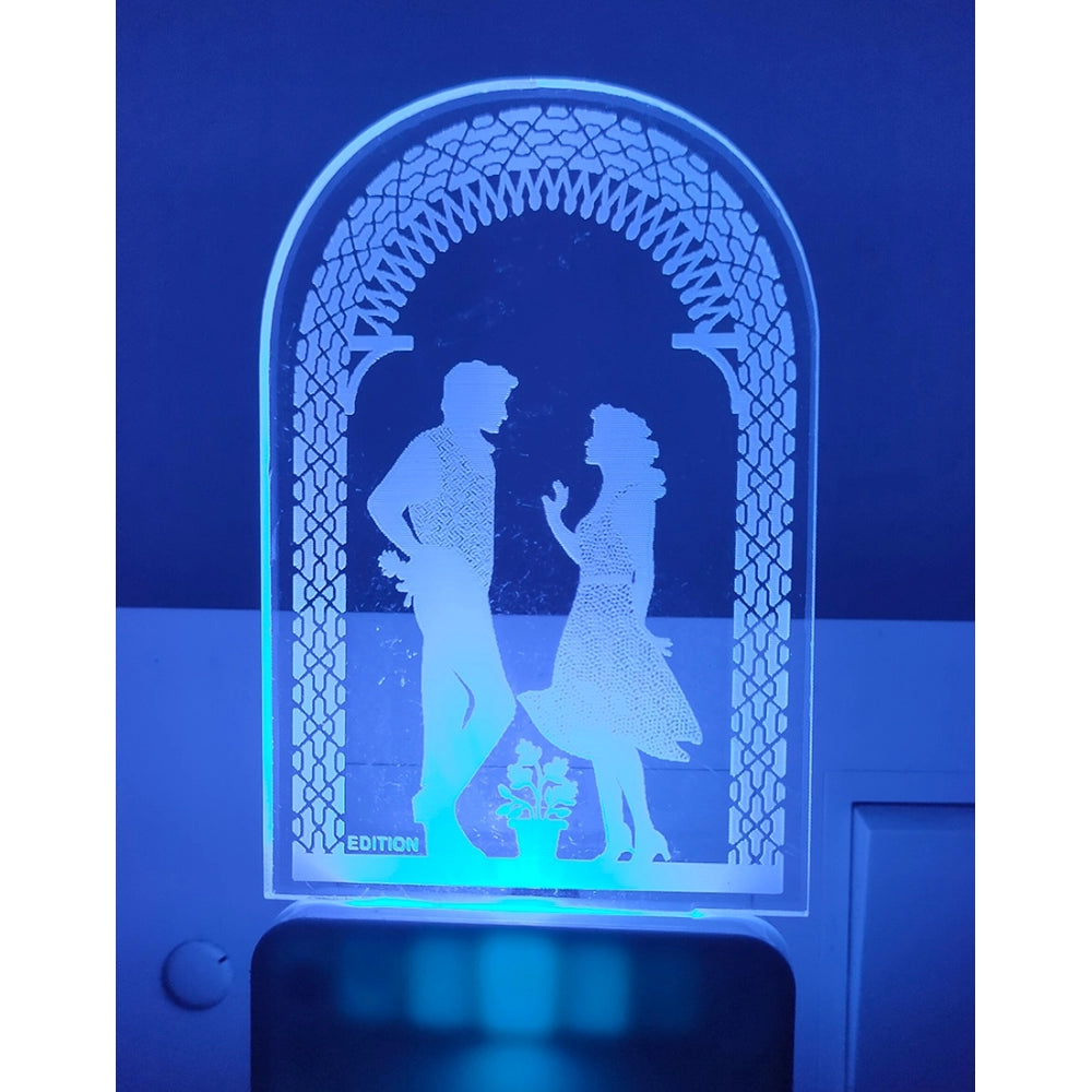 Romantic Love Couple AC Adapter Night Lamp - GillKart