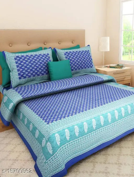 Sanganeri Double Bedsheet combo