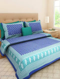 Sanganeri Double Bedsheet combo