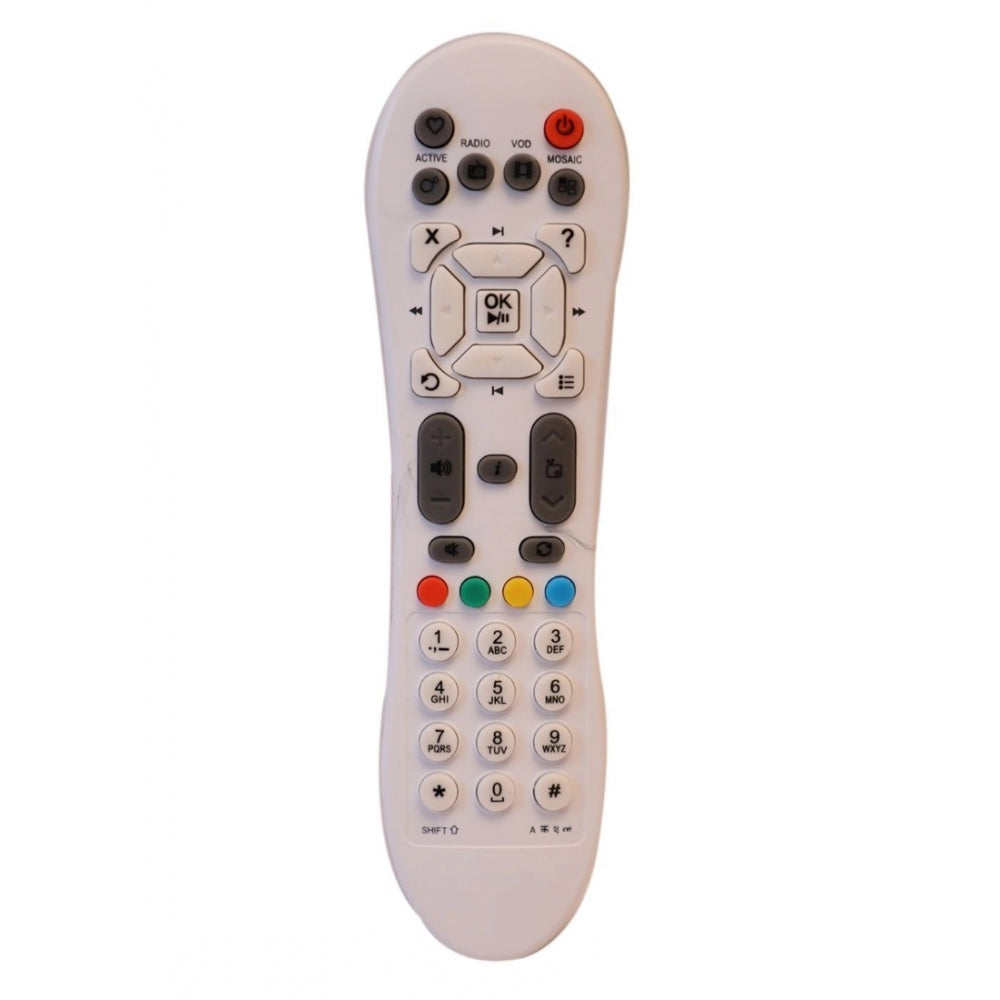 DTH Remote No. 125_Not Rf, Compatible With VIDEOCON D2H Set Top Box Remote_Old Remote Functions Must Be Exactly Same (Color:Multi) - GillKart