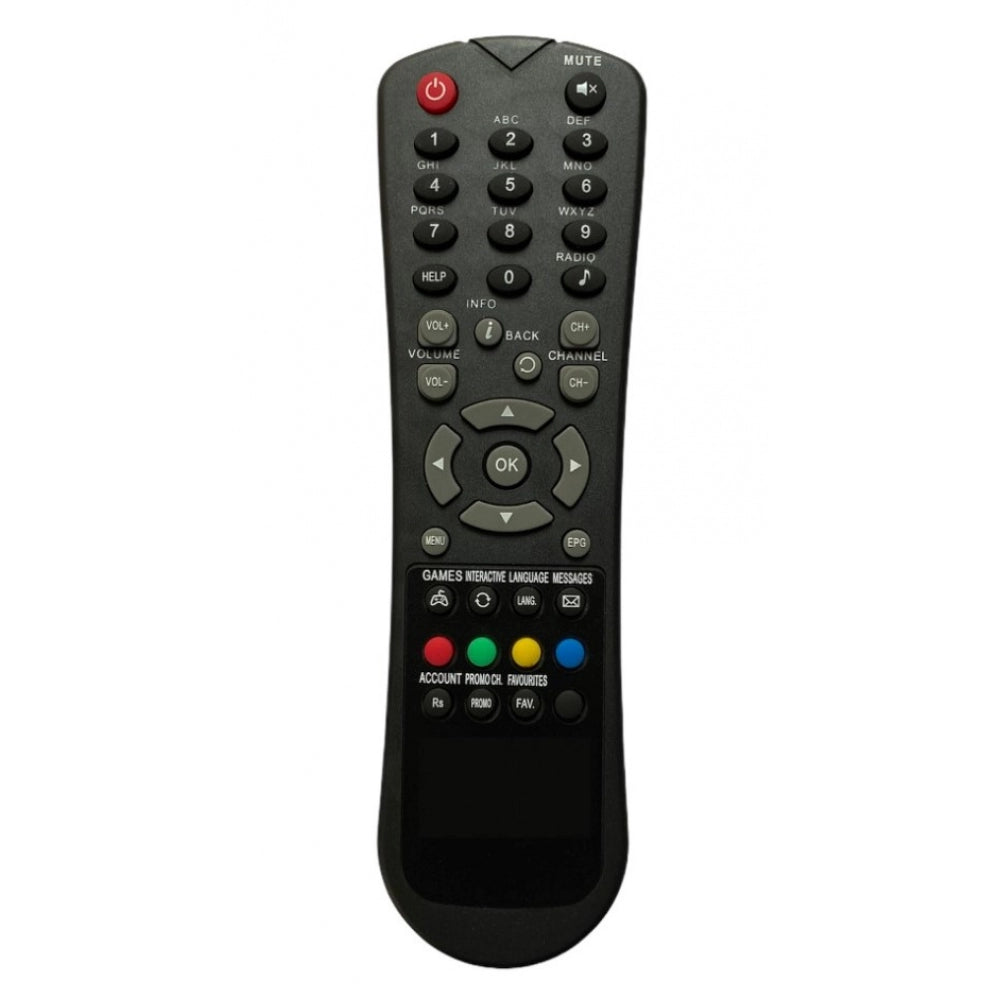 Set Top Box Remote No. 3, Compatible With Hathway Set Top Box Remote Control_Old Remote Functions Must Be Exactly Same (Color:Multi) - GillKart