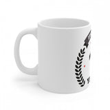 Ceramic 45th Anniversary Printed Coffee Mug (Color: White, Capacity:330ml) - GillKart