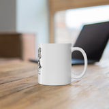 Ceramic Gorila Desing Printed Coffee Mug (Color: White, Capacity:330ml) - GillKart