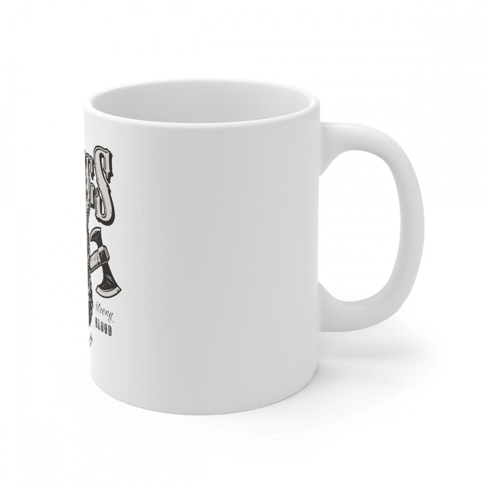 Ceramic Gorila Desing Printed Coffee Mug (Color: White, Capacity:330ml) - GillKart