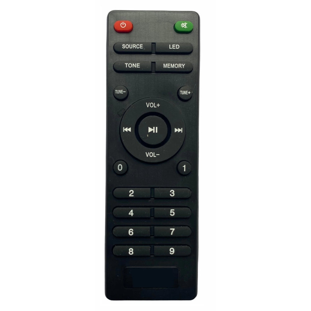 Home Theatre Remote No. RC12, Compatible with Intex Home Theatre Remote (Exactly Same Remote will Only Work) - GillKart