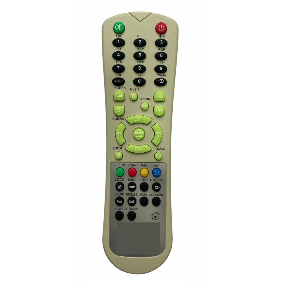 CRT TV Remote No. URC51, Compatible with Akai CRT TV Remote (Exactly Same Remote will Only Work) - GillKart