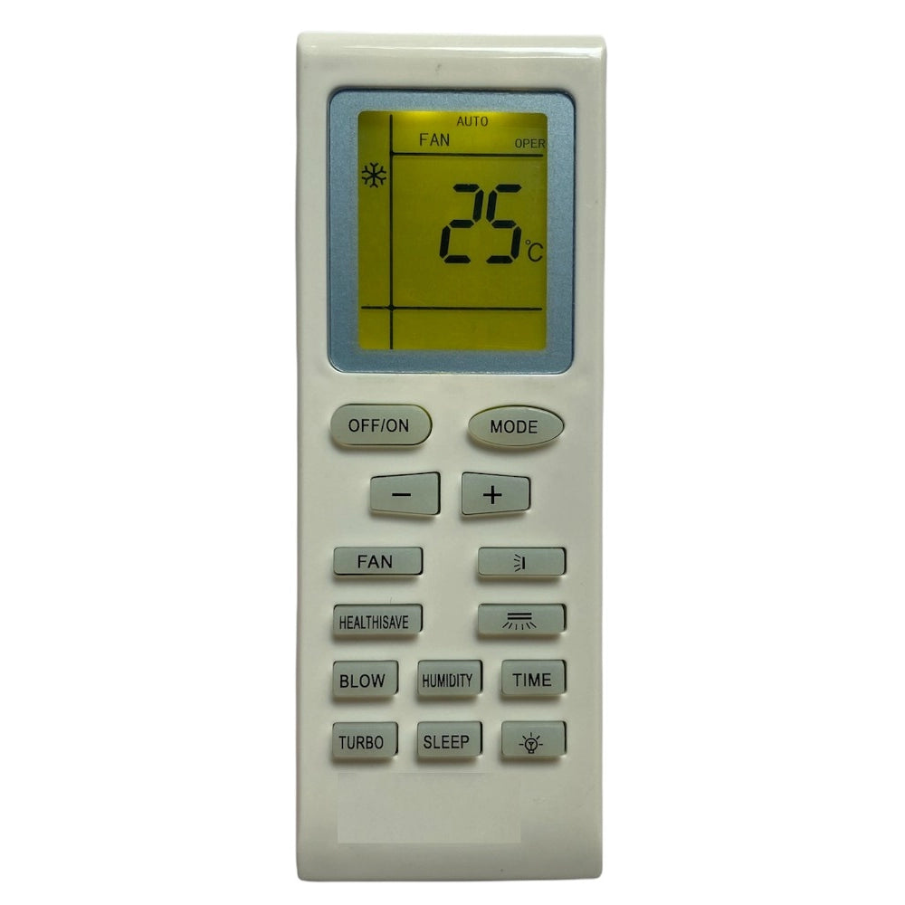 AC Remote No. 18 (with Backlight), Compatible for Voltas AC Remote Control (Exactly Same Remote will Only Work) - GillKart