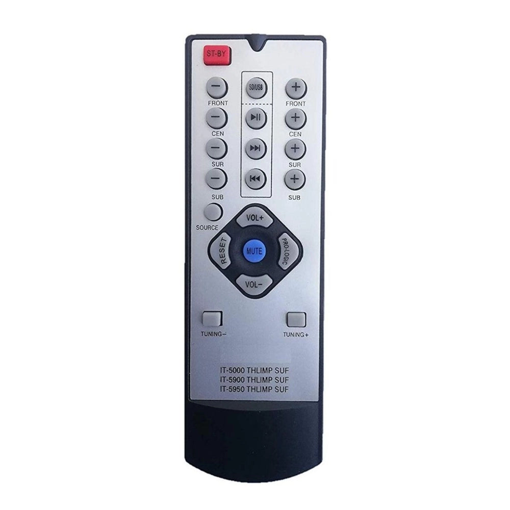 Remote No. IT-X 5900, Compatible with Intex Home Theatre System Remote Control (Exactly Same Remote will Only Work) - GillKart