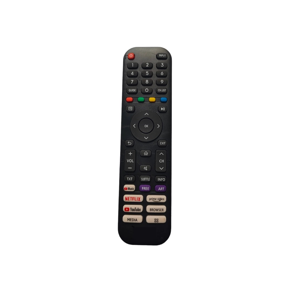 Remote No. 986 (No Voice), Compatible for Vu Smart TV LCD/LED Remote Control (Exactly Same Remote Will Only Work) - GillKart