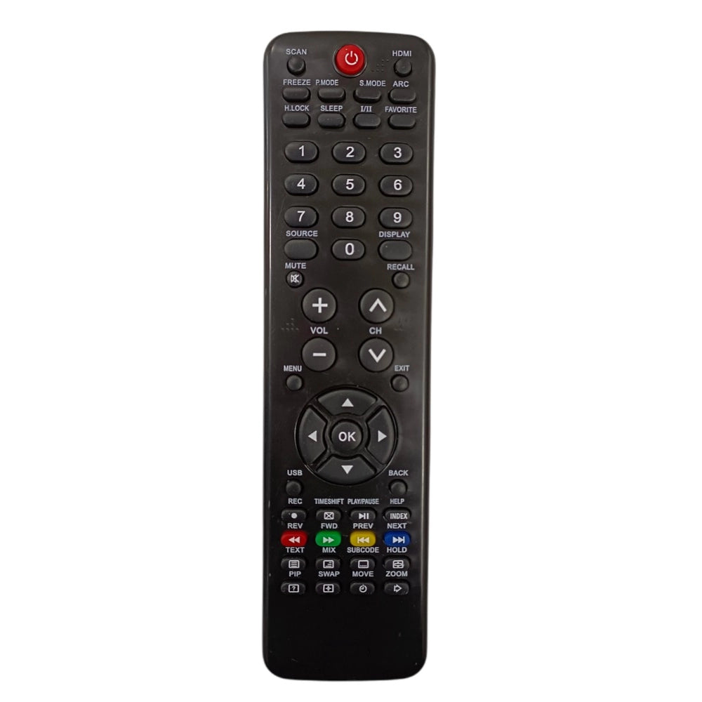 Remote No. HTR-D18A (with USB Function), Compatible with Haier LCD/LED TV Remote Control (Exactly Same Remote will Only Work) - GillKart