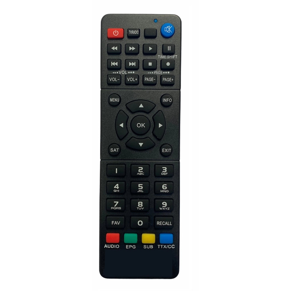 DTH Remote No. 3010, Compatible with Free Dish DTH (with WiFi) Remote (Exactly Same Remote will Only Work) - GillKart