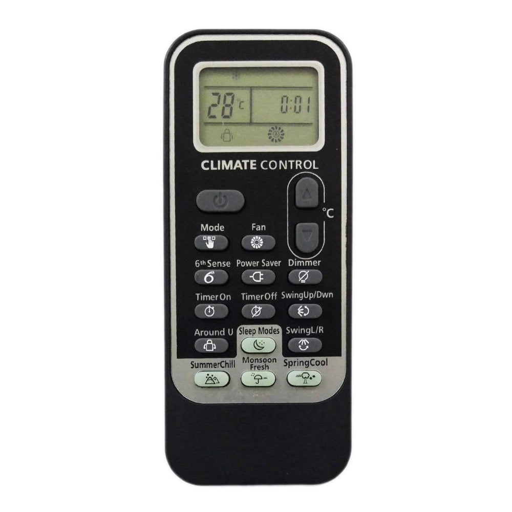 Remote No. 192 (Black), Compatible with Whirlpool AC Remote Control (Exactly Same Remote will Only Work) - GillKart