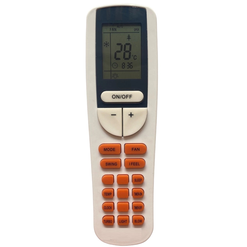 Remote No. 102, Compatible with Voltas AC Remote Control (Exactly Same Remote will Only Work) - GillKart