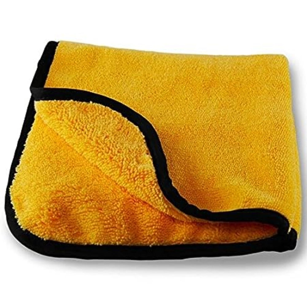 Microfiber Cloth Yellow And Black (Yellow And Black) - GillKart