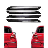 Set Of 4 Universal Car Bumper Protector Guard (Black) - GillKart