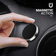 Mini Magnetic Car Dashboard Mount Mobile Phone Holder With Metal Body (Magnectic) - GillKart