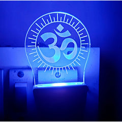 Om Mantra AC Adapter Night Lamp