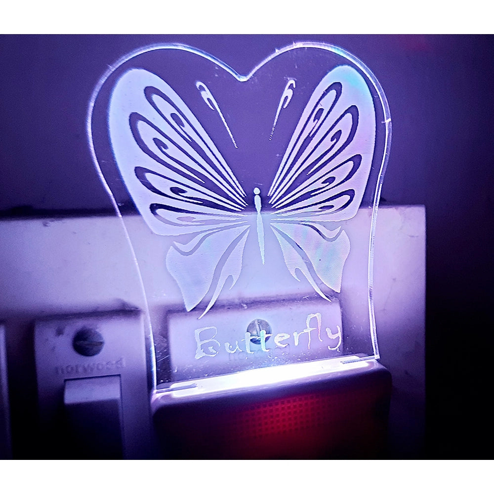 Classic Butterfly AC Adapter Night Lamp - GillKart