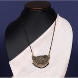 Women's Black Color Mangalsutra - GillKart