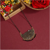 Women's Black Color Mangalsutra - GillKart