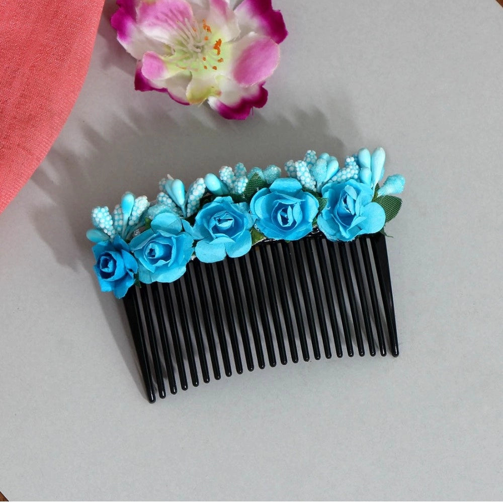 Women's Firozi Color Hair Comb Pin - GillKart