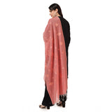 Women's Cotton Embroidered Dupatta (Peach, Length: 2.25 to 2.50 Mtr) - GillKart