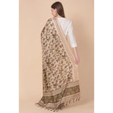 Women's Art Silk Printed Dupatta (Gold, Length: 2.25 to 2.50 Mtr) - GillKart