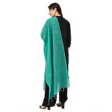 Women's Cotton Embroidered Dupatta (Turquoise, Length: 2.25 to 2.50 Mtr) - GillKart