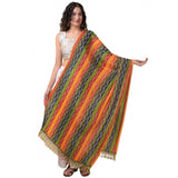 Women's Chanderi Printed Dupatta (Multicolor, Length: 2.25 to 2.50 Mtr) - GillKart