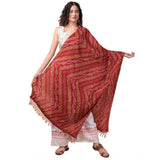 Women's Chanderi Printed Dupatta (Multicolor, Length: 2.25 to 2.50 Mtr) - GillKart