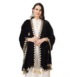 Women's Velvet Gotta Patti Dupatta (Black, Length: 2.25 to 2.50 Mtr) - GillKart