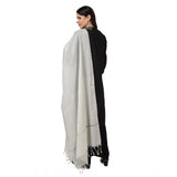 Women's Chanderi Solid Dupatta (White, Length: 2.25 to 2.50 Mtr) - GillKart