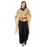 Women's Cotton Embroidered Dupatta (Gold, Length: 2.25 to 2.50 Mtr) - GillKart