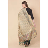 Women's Art Silk Printed Dupatta (Gold, Length: 2.25 to 2.50 Mtr) - GillKart