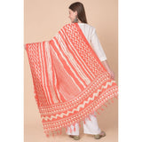 Women's Art Silk Printed Dupatta (Orange, Length: 2.25 to 2.50 Mtr) - GillKart