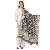 Women's Art Silk Printed Dupatta (Black, Length: 2.25 to 2.50 Mtr) - GillKart