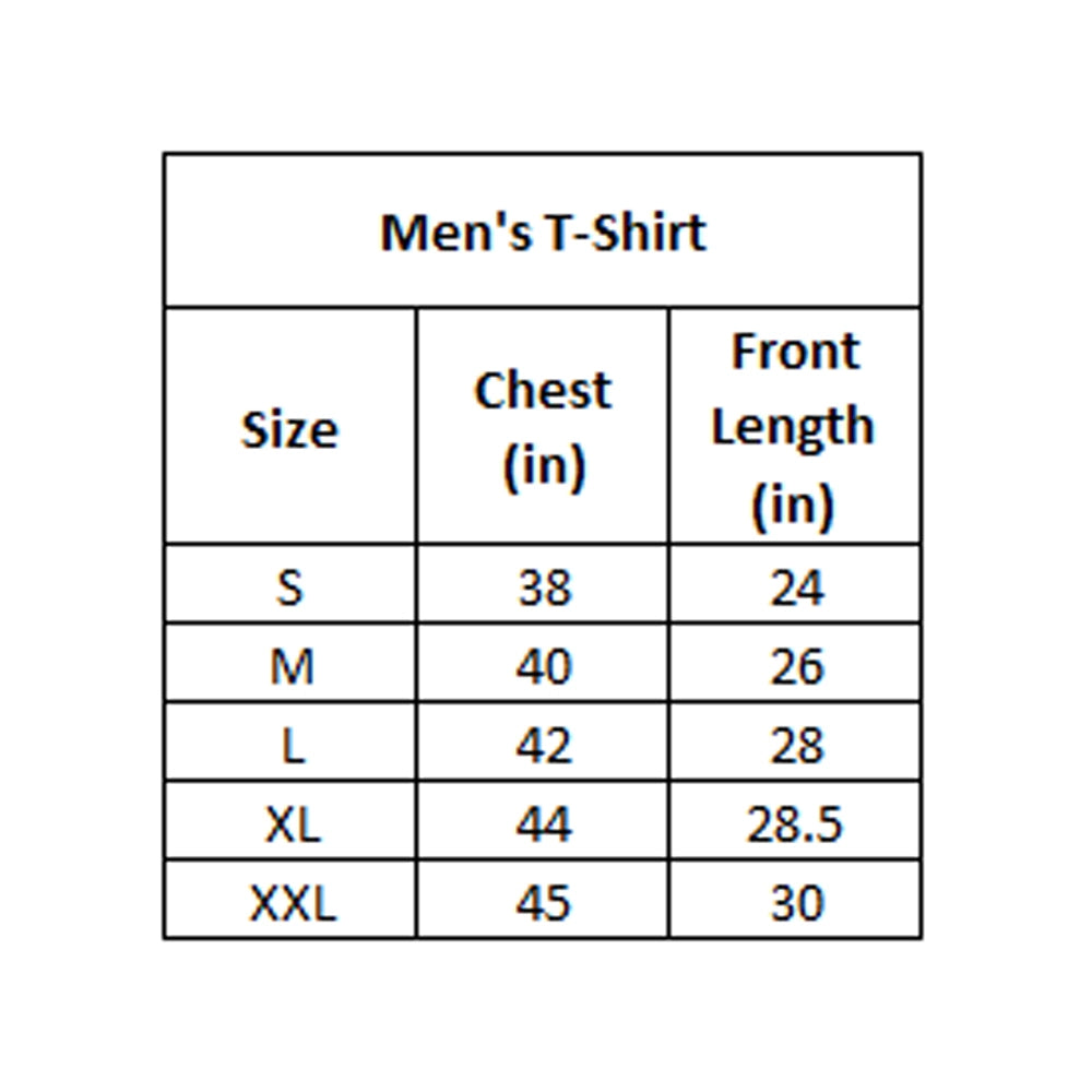 Men's Casual Half sleeve Printed Cotton Crew Neck T-shirt (Black) - GillKart