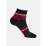 4 Pairs Men's Casual Cotton Blended Printed Ankle length Socks (Assorted) - GillKart