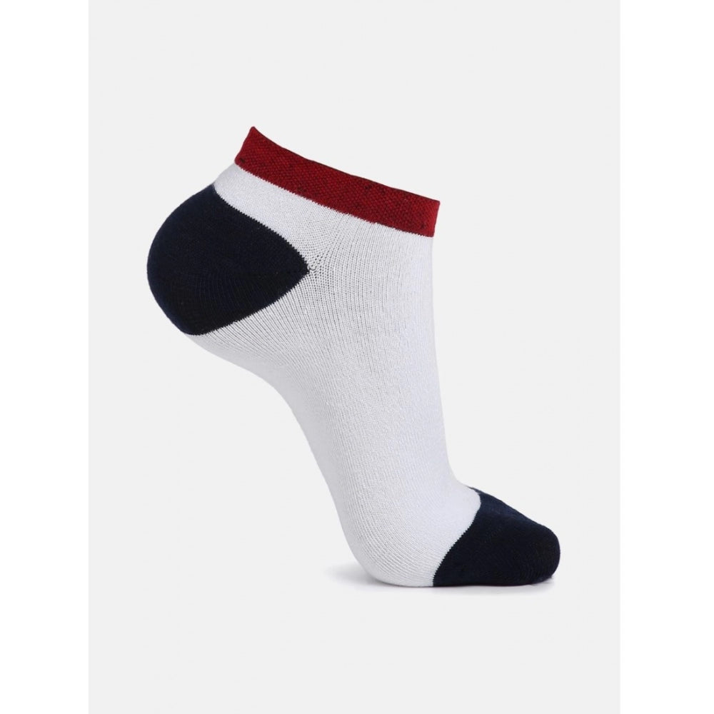 4 Pairs Unisex Casual Cotton Blended Printed Ankle length Socks (Assorted) - GillKart