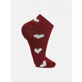 4 Pairs Women's Casual Cotton Blended Printed Ankle length Socks (Assorted) - GillKart