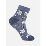 4 Pairs Women's Casual Cotton Blended Printed Ankle length Socks (Assorted) - GillKart