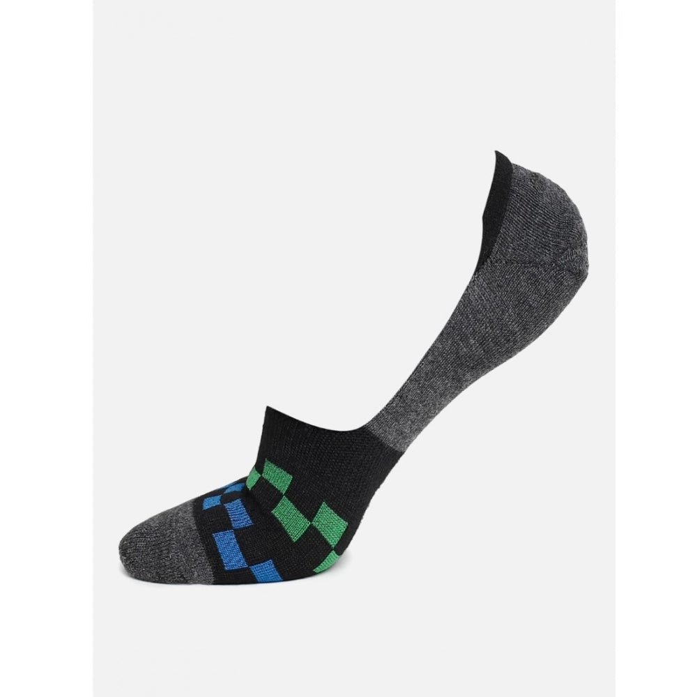 4 Pairs Unisex Casual Cotton Blended Printed No-show Socks (Assorted) - GillKart