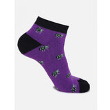 4 Pairs Women's Casual Cotton Blended Printed Ankle length Socks (Assorted) - GillKart