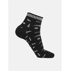 4 Pairs Men's Casual Cotton Blended Printed Ankle length Socks (Assorted) - GillKart