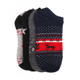 4 Pairs Unisex Casual Cotton Blended Printed Ankle length Socks (Assorted) - GillKart