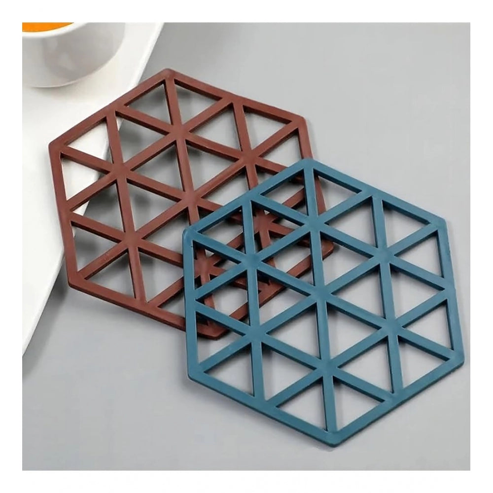 Pack Of_3 Silicone Table Mats Heat Resistant (Assorted) - GillKart